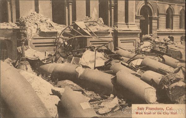 West Front of the City Hall San Francisco California