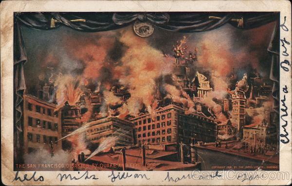 The San Francisco Disaster by Quake and Fire California