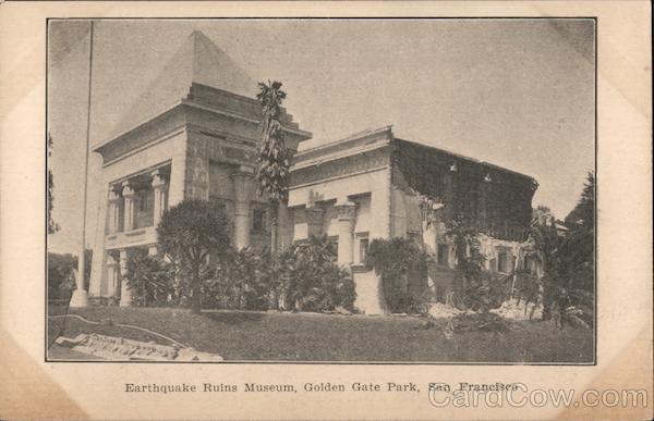 Earthquake Ruins Museum, Golden Gate Park San Francisco California