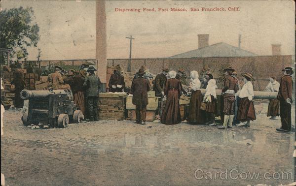 Dispensing Food, Fort Mason San Francisco California