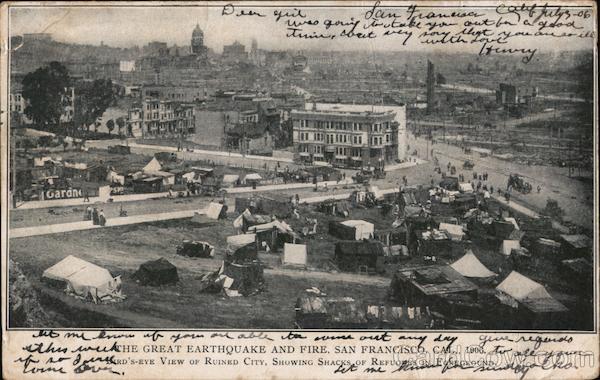 The Great Earthquake and Fire San Francisco California