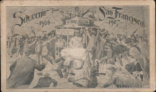 Souvenir From 1906 San Francisco California