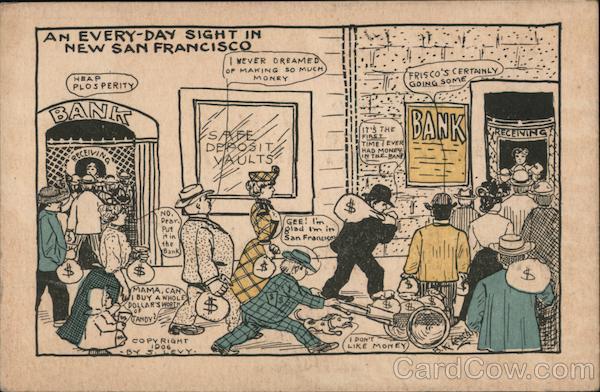 An Everyday Sight in New San Francisco California S. Levy