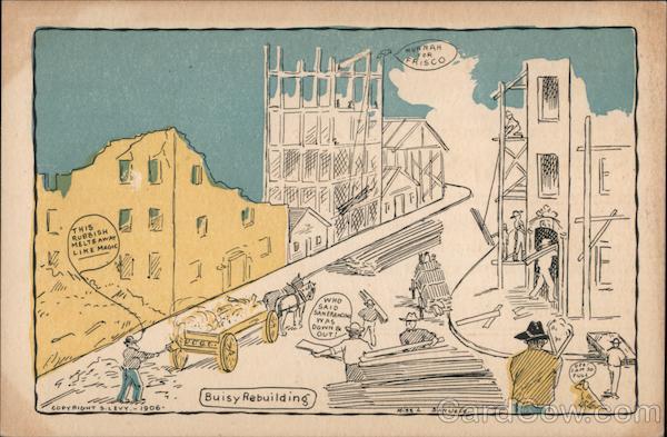 Busy Rebuilding San Francisco California Miss L.