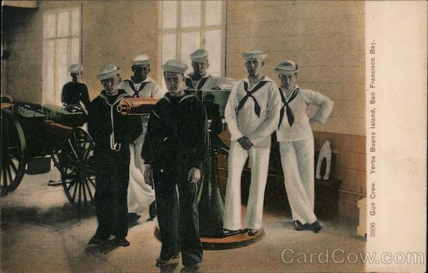 Gun Crew, Yerba Buena Island San Francisco California