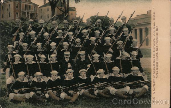 A Company of Apprentices and Instructors, U.S. Naval Station San Francisco California