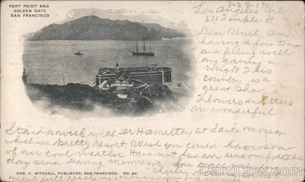 Fort Point and Golden Gate San Francisco California