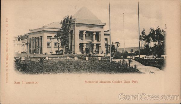 San Francisco Memorial Museum Golden Gate Park California