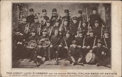 Luigi D'Urbano Italian Band - Odeon Cafe Postcard