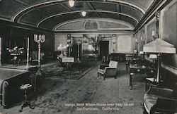 Lounge, Hotel Wilson-Mason Near Eddy Street Postcard
