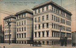 Hotel Dorchester - Sutter Street at Gough Postcard