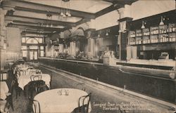 Herbert's Bachelor Hotel and Grill, for Men Only, Longest Bar in San Francisco Postcard