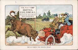 This way to Hotel Colonial Postcard