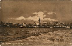 San Francisco from the Bay Postcard