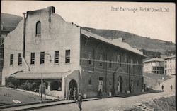 Post Exchange, Fort McDowell Postcard