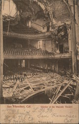 Interior of the Majestic Theatre Postcard