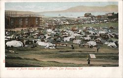 Camps at North Beach near Fort Mason Postcard