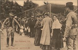 "The Bread Line" April 22, 1906 San Francisco, CA Postcard Postcard Postcard