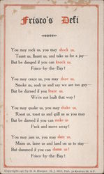 Frisco's Deli Postcard