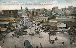 A View of Market Street Postcard