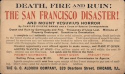 The G.C. Aldrich Company, San Francisco Earthquake and Fire Story Postcard