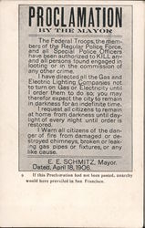 Proclamation by the Mayor Postcard