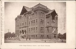 Girls' High School Postcard