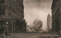 Blowing Up of the Phealan Building Postcard