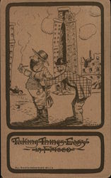 Taking Things Easy in 'Frisco Postcard
