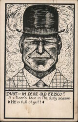 Dust in Dear Old Frisco! San Francisco, CA Gardner Postcard Postcard Postcard