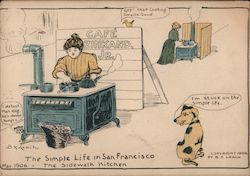 The Simple Life in San Francisco California B. K. Leach Postcard Postcard Postcard
