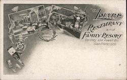 The Louvre Restaurant and Family Resort Postcard