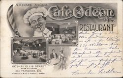 Cafe Odeon Inc. Restaurant San Francisco, CA Postcard Postcard Postcard