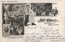 Cafe Odeon Restaurant & Family Resort Postcard