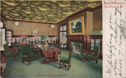 Hotel St Francis - Library Postcard