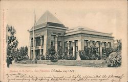 Museum, G.G. Park San Francisco, CA Postcard Postcard Postcard