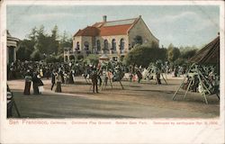 Childrens Play Ground, Golden Gate Park. Destroyed by Earthquake Apr. 18, 1906. Postcard