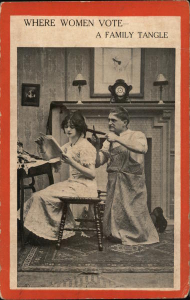 Where women Vote-A Family Tangle Women's Suffrage