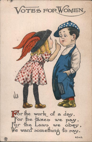 Votes for Women Bernhardt Wall Women's Suffrage