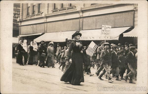 1914 Mary Harris Mother Jones, Marching for workers' rights Trinidad Colorado