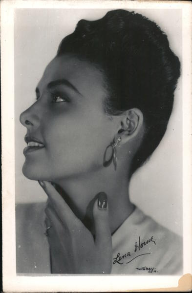Lena Horne W. J. Gray Actresses