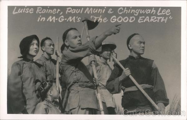 Luise Rainer, Paul Muni & Chingwah Lee in M.G.M's The Good Earth