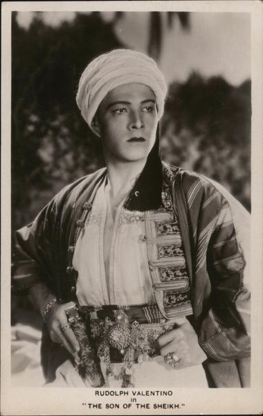 Rudolph Valentine in The Son of the Sheikh Actors