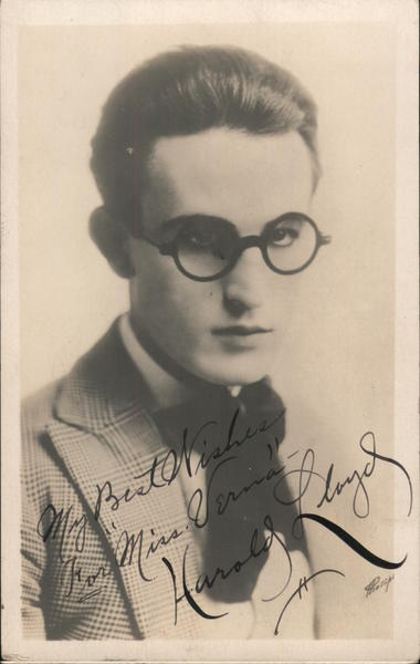 Harold Llyod - My Best Wishes For Miss Verna Actors