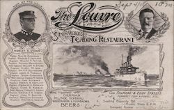 The Louvre San Francisco's Leading Restaurant Theodore Roosevelt Postcard Postcard Postcard