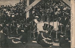 President Roosevelt laying the Corner Stone of the Pilgrim Monument Postcard