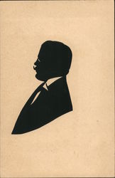 Profile of Teddy Roosevelt Postcard