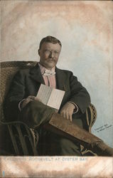 Theodore Roosevelt at Oyster Bay. Waldon Fawcett Postcard Postcard Postcard