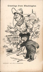 Greetings From Washington Postcard