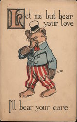 Let Me But Bear Your Love, I'll Bear Your Care Postcard